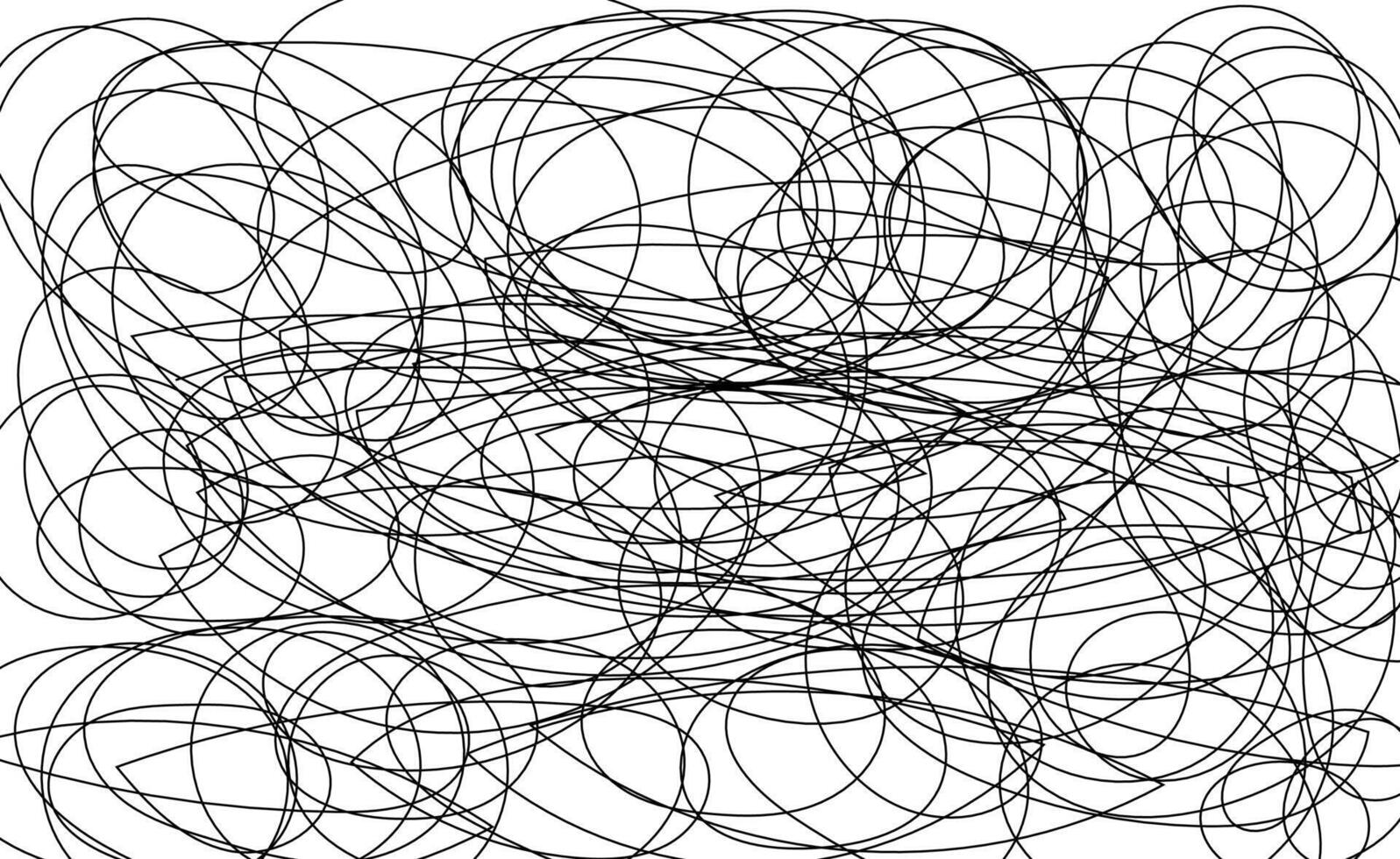 Hand drawn abstract chaotic texture monochrome wallpaper. vector