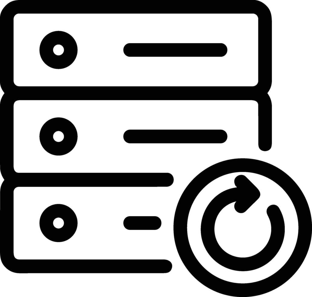 Storage data icon symbol image for database illustration vector