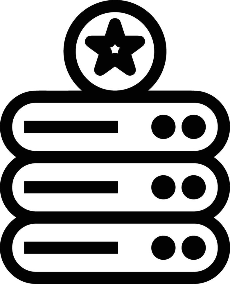Storage data icon symbol image for database illustration vector