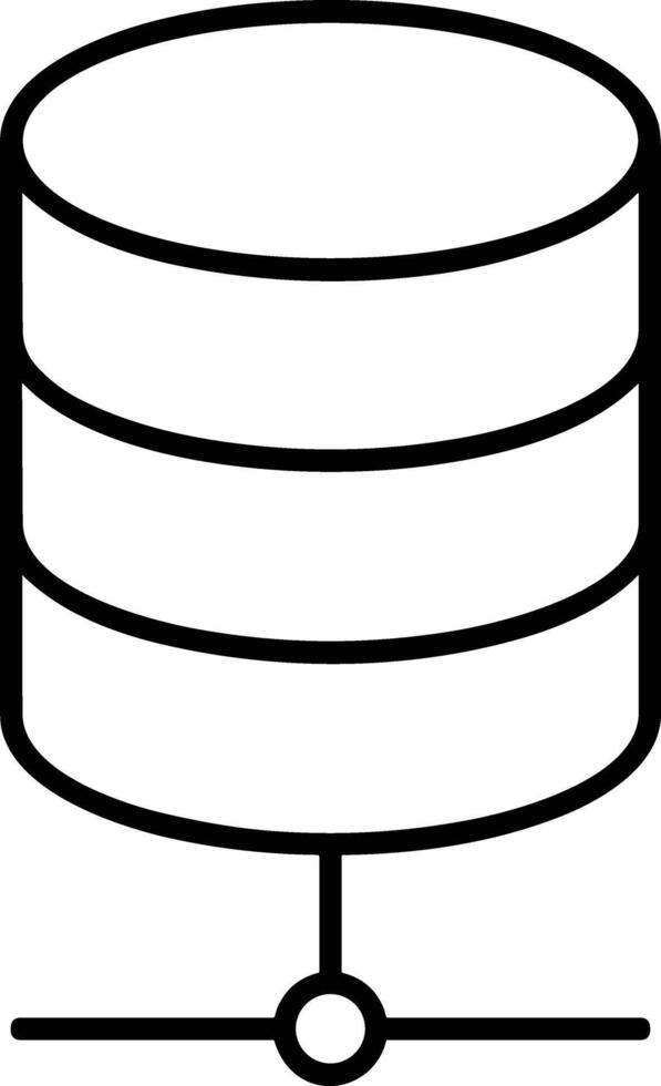 Storage data icon symbol image for database illustration vector