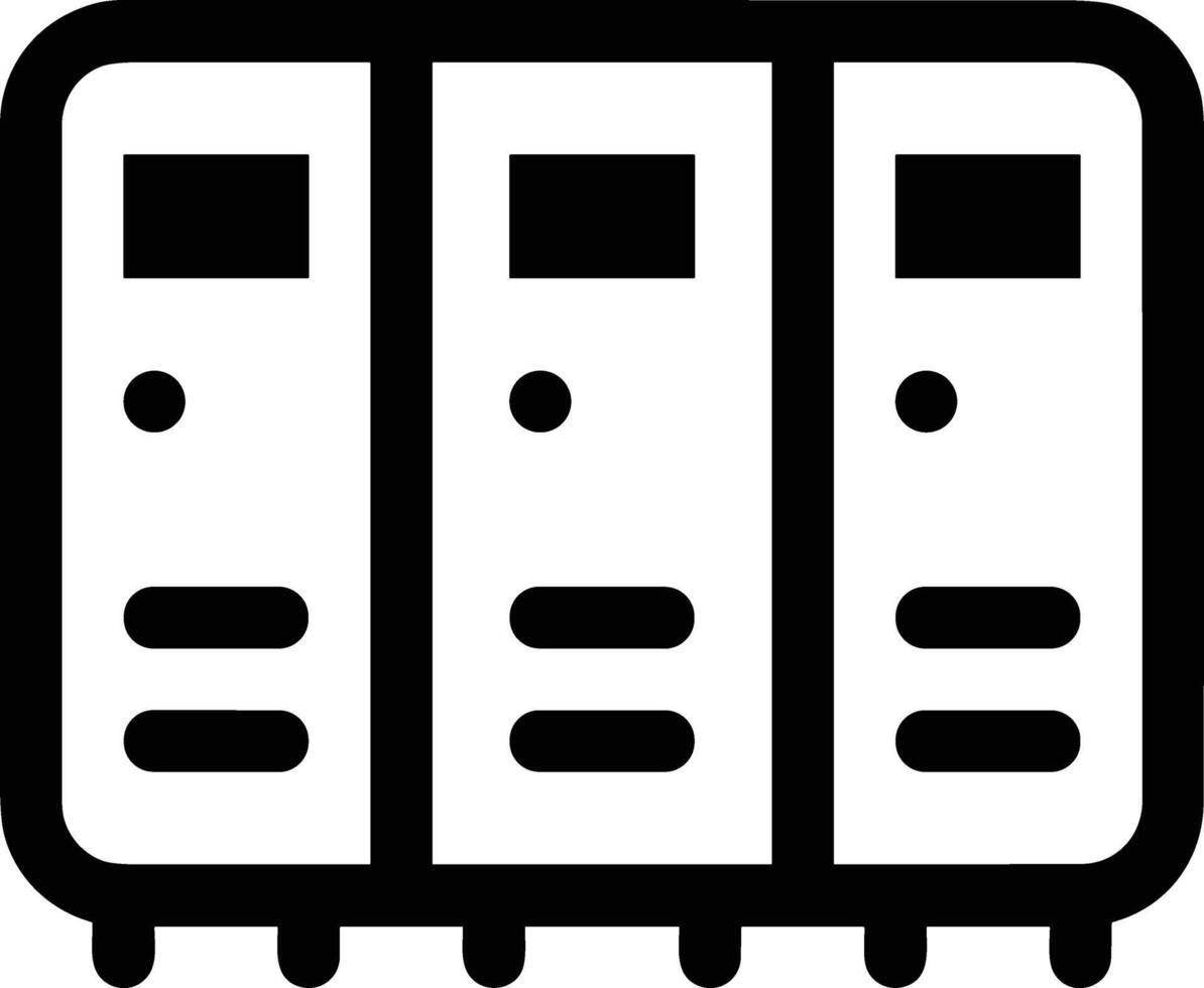 Storage data icon symbol image for database illustration vector