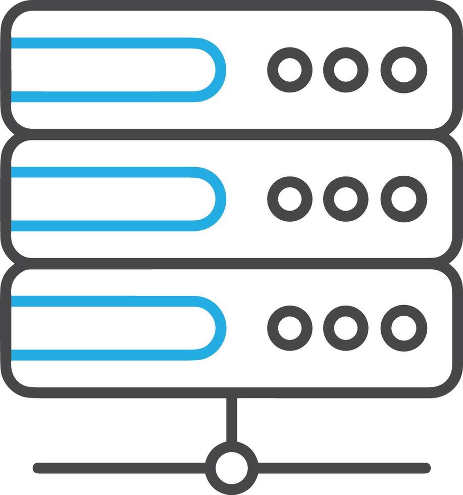 Storage data icon symbol image for database illustration vector