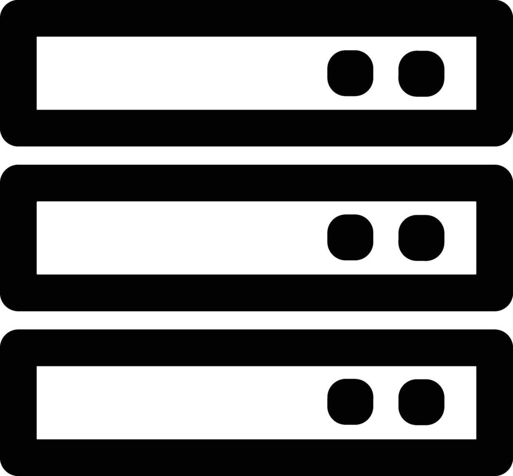 Storage data icon symbol image for database illustration vector