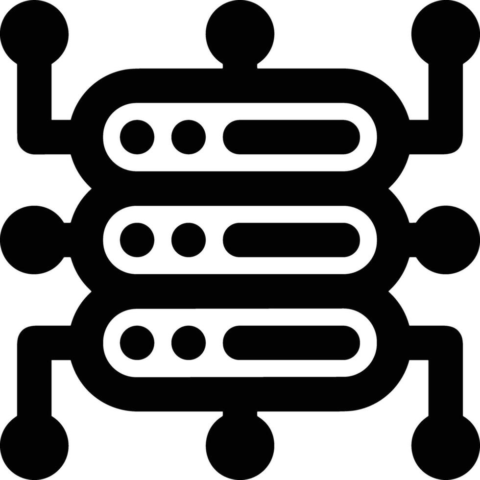 Storage data icon symbol image for database illustration vector