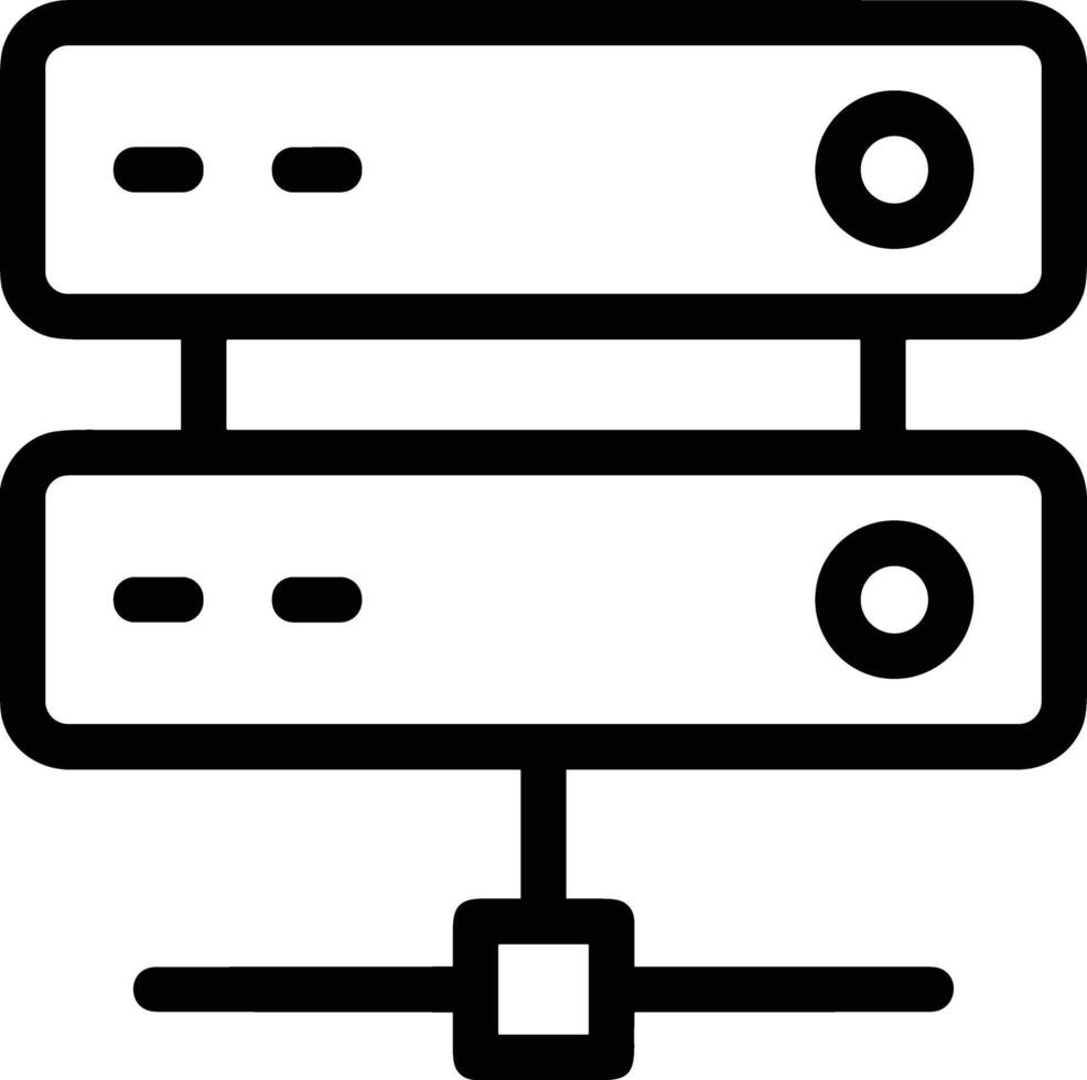 Storage data icon symbol image for database illustration vector