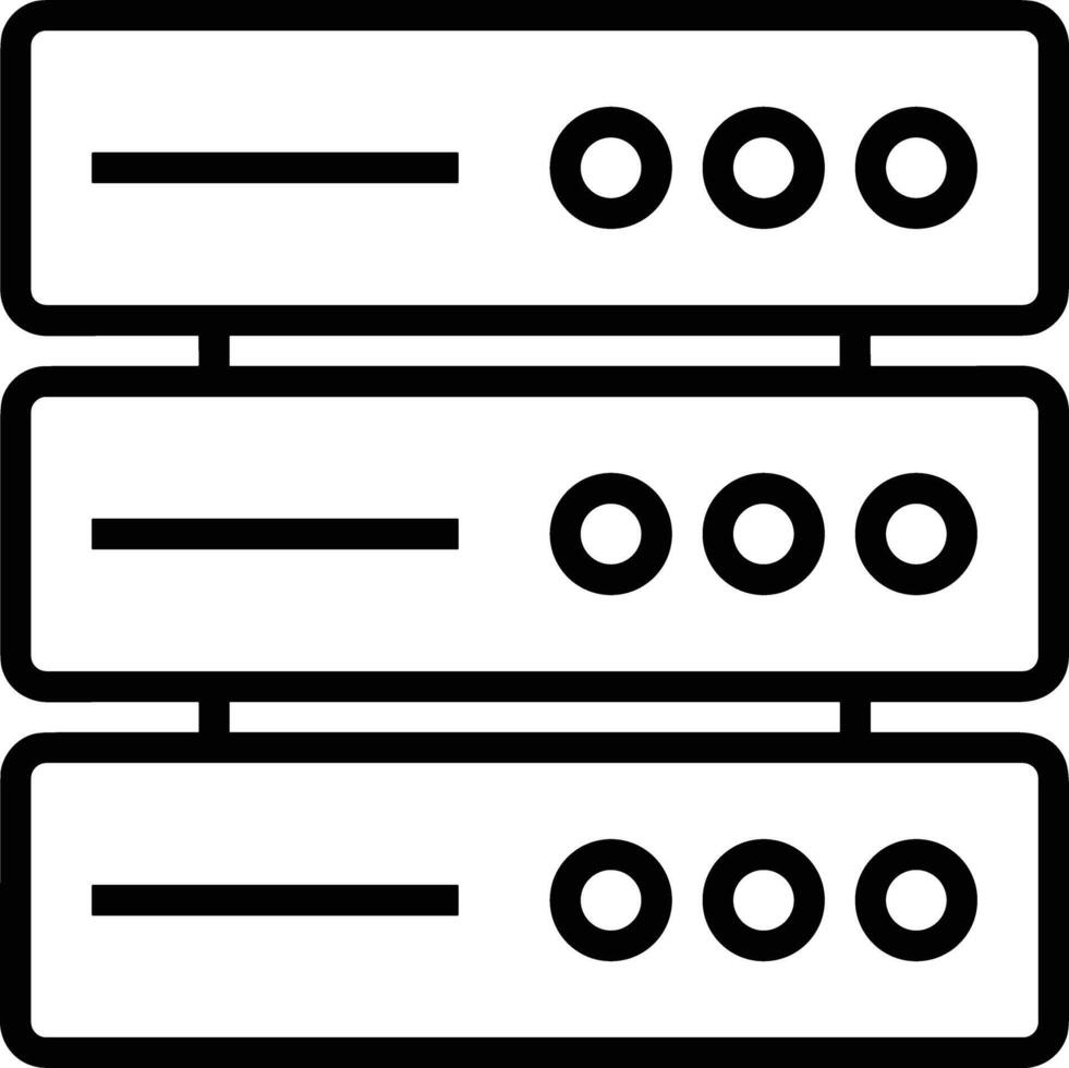 Storage data icon symbol image for database illustration vector