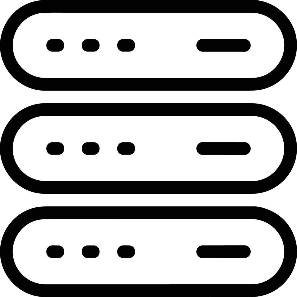 Storage data icon symbol image for database illustration vector