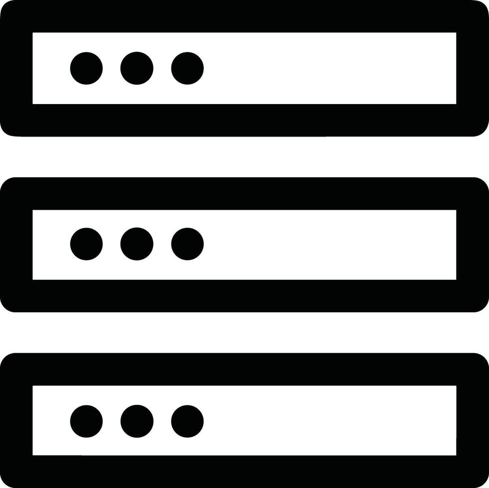 Storage data icon symbol image for database illustration vector