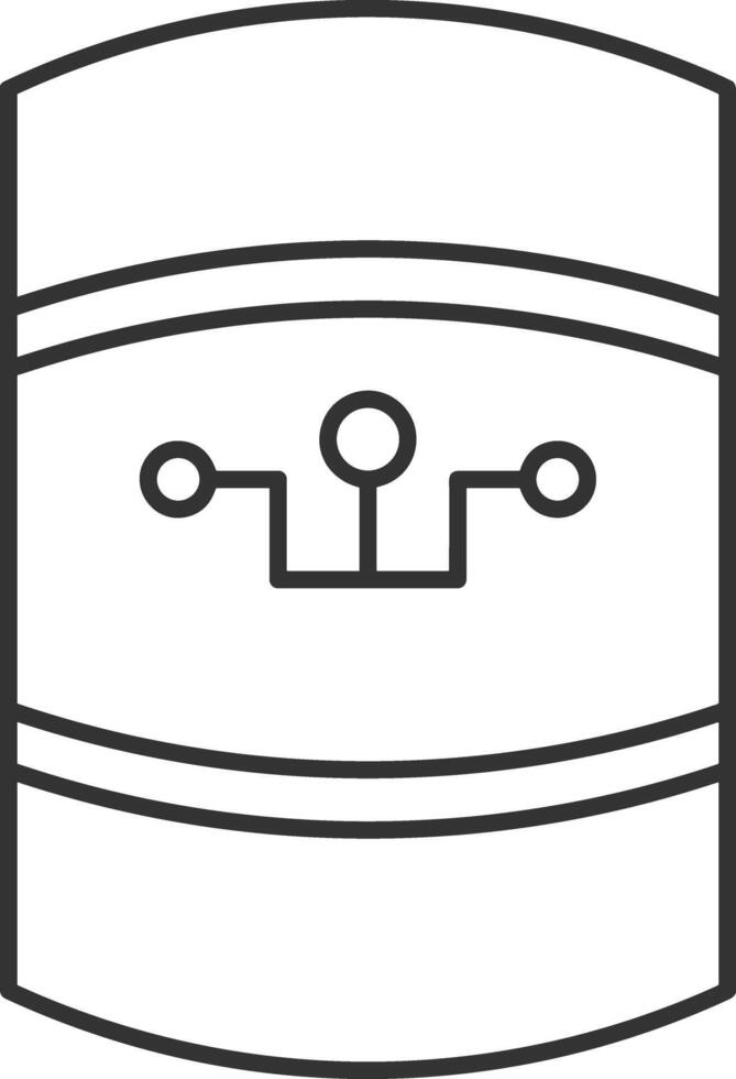 Storage data icon symbol image for database illustration vector