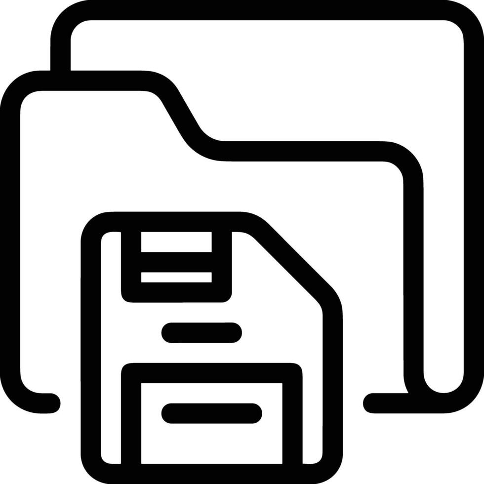 Storage data icon symbol image for database illustration vector