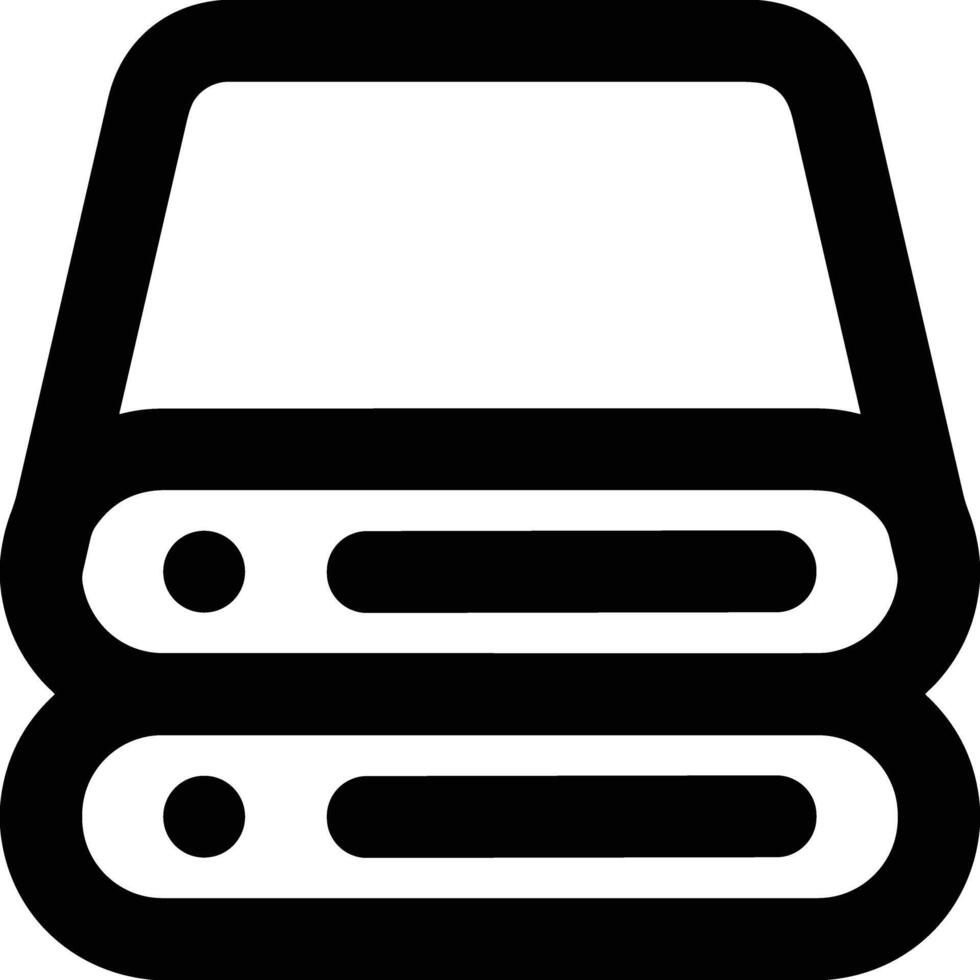 Storage data icon symbol image for database illustration vector