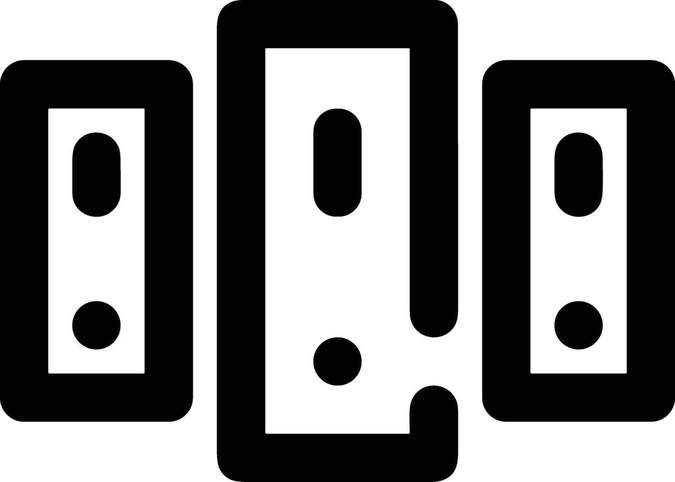 Storage data icon symbol image for database illustration vector