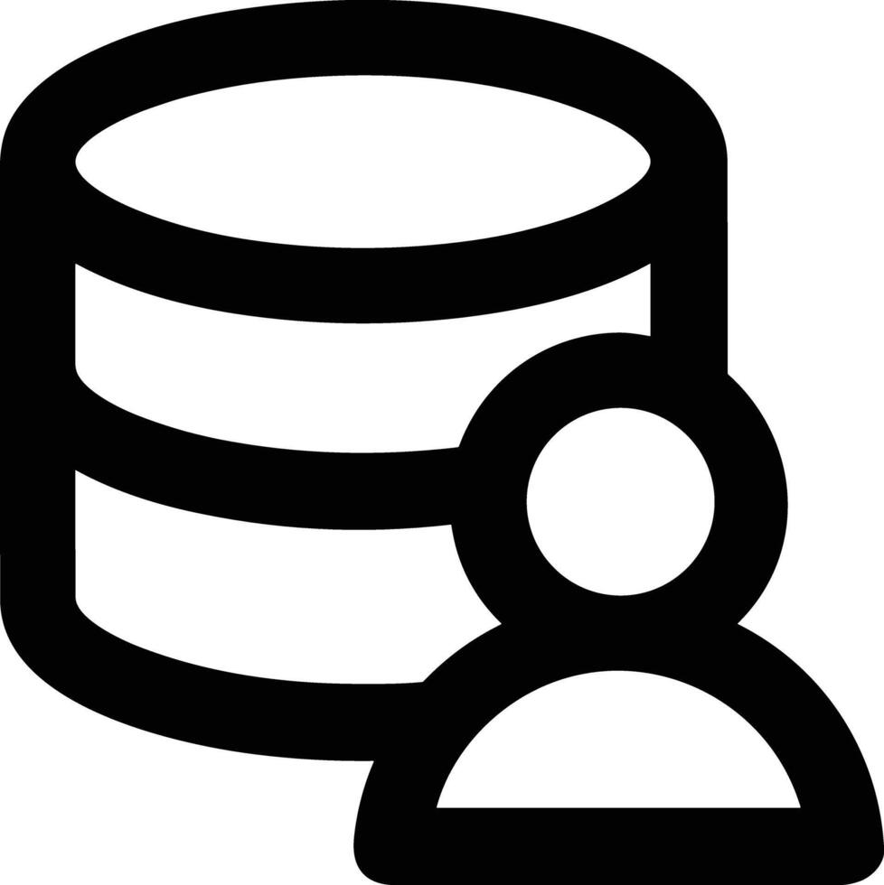 Storage data icon symbol image for database illustration vector