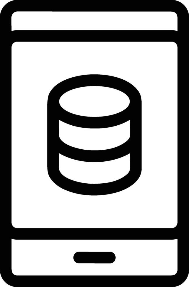Storage data icon symbol image for database illustration vector