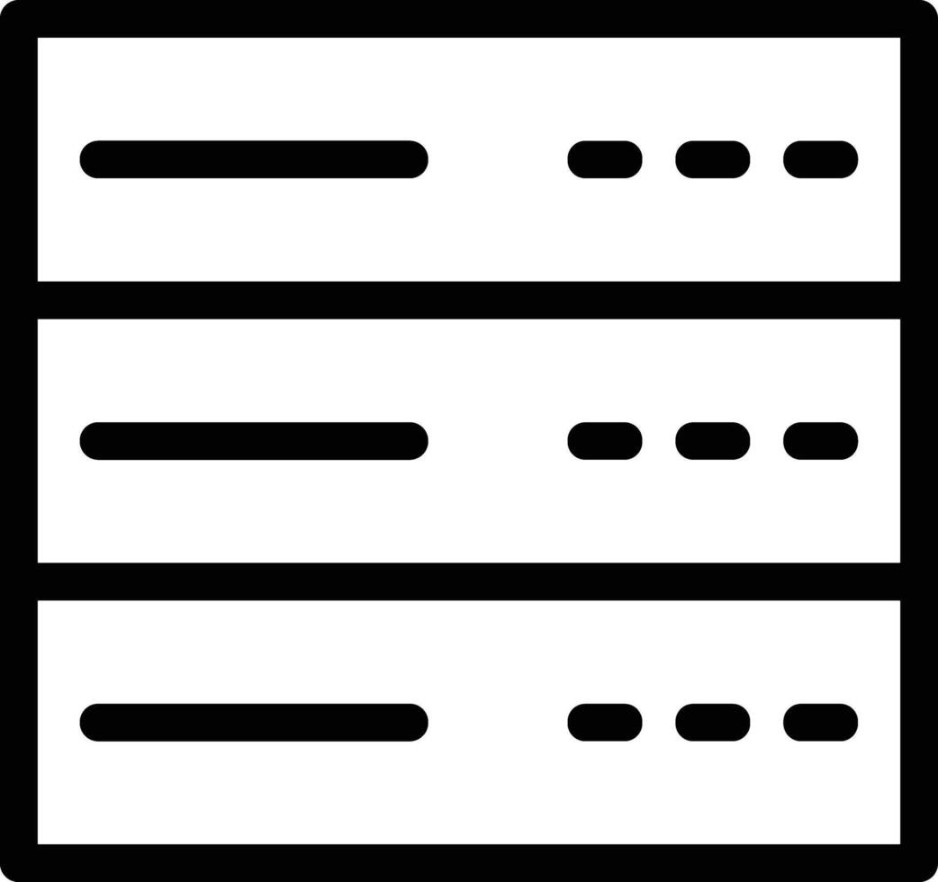 Storage data icon symbol image for database illustration vector