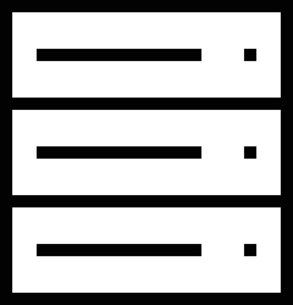 Storage data icon symbol image for database illustration vector
