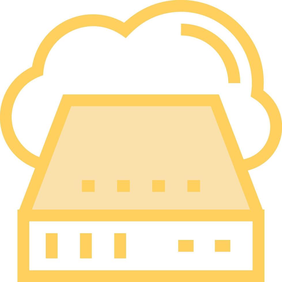 Storage data icon symbol image for database illustration vector