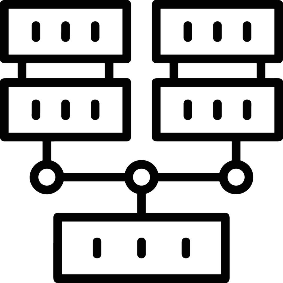 Storage data icon symbol image for database illustration vector