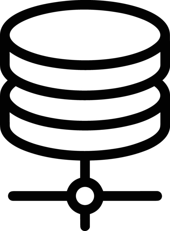Storage data icon symbol image for database illustration vector