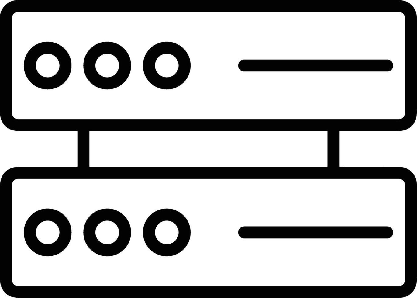 Storage data icon symbol image for database illustration vector