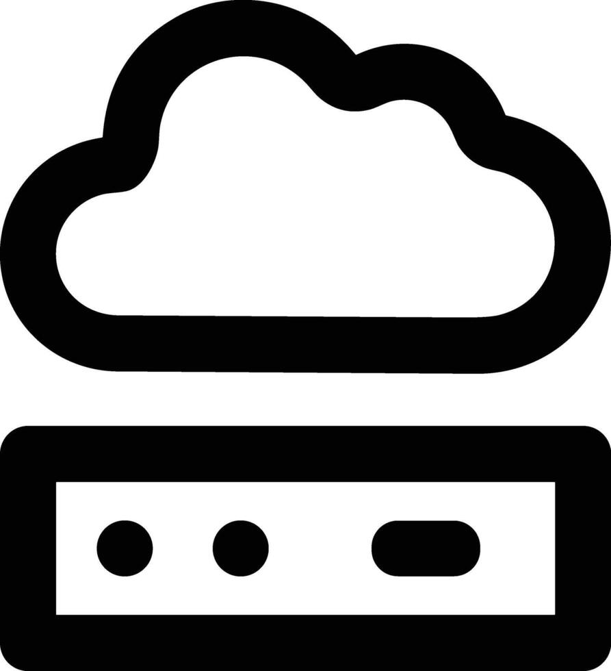 Storage data icon symbol image for database illustration vector