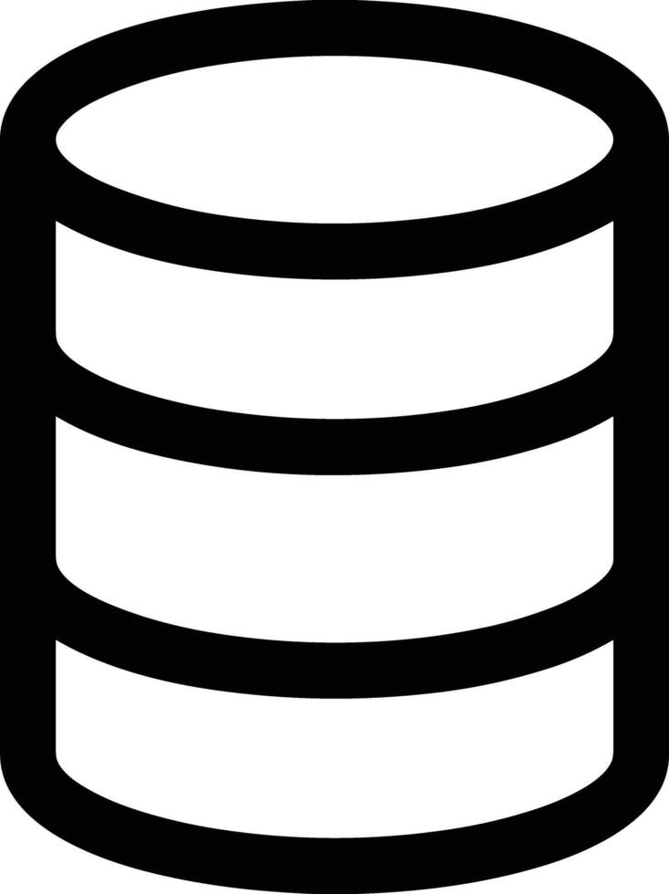 Storage data icon symbol image for database illustration vector