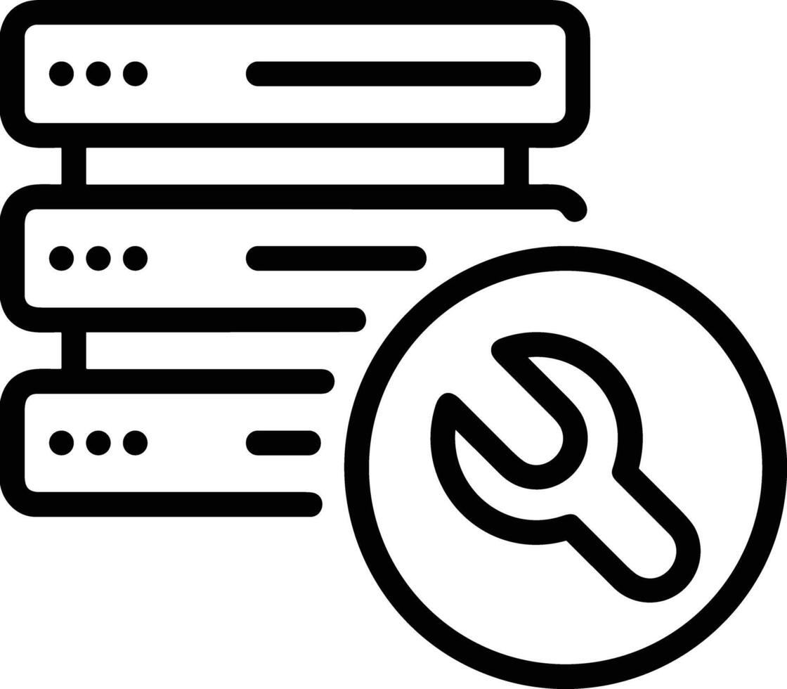 Storage data icon symbol image for database illustration vector
