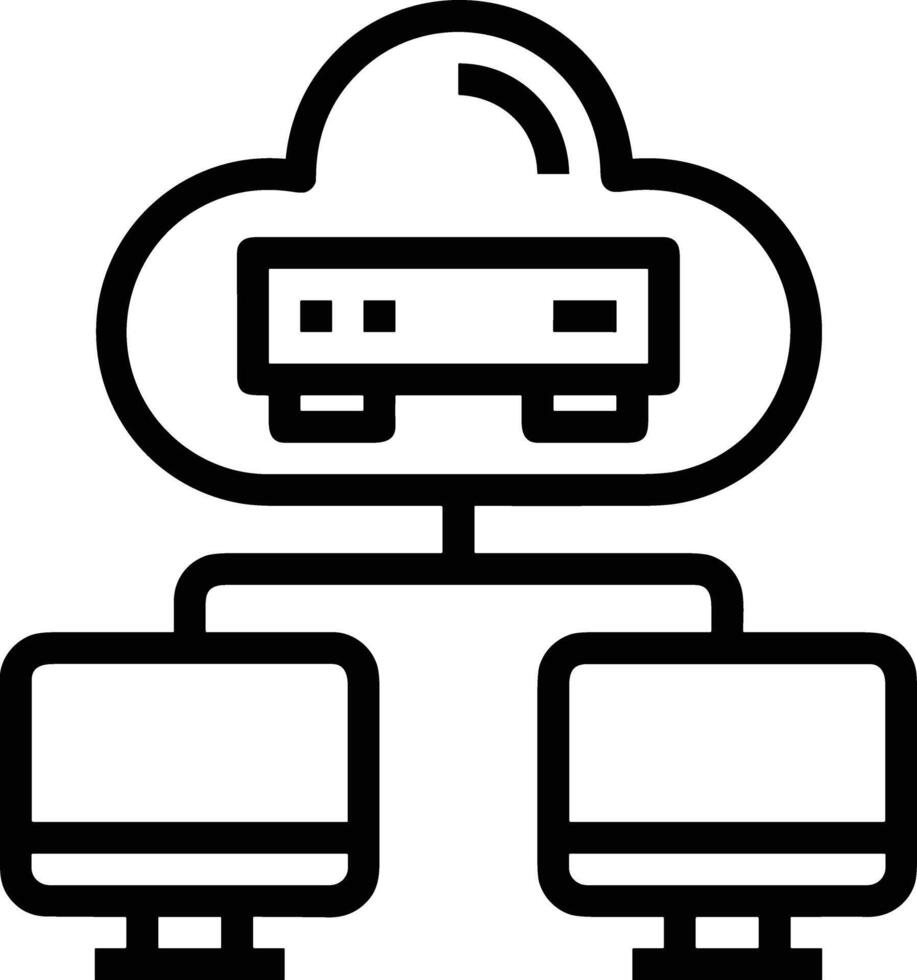 Storage data icon symbol image for database illustration vector