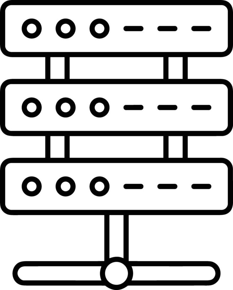 Storage data icon symbol image for database illustration vector