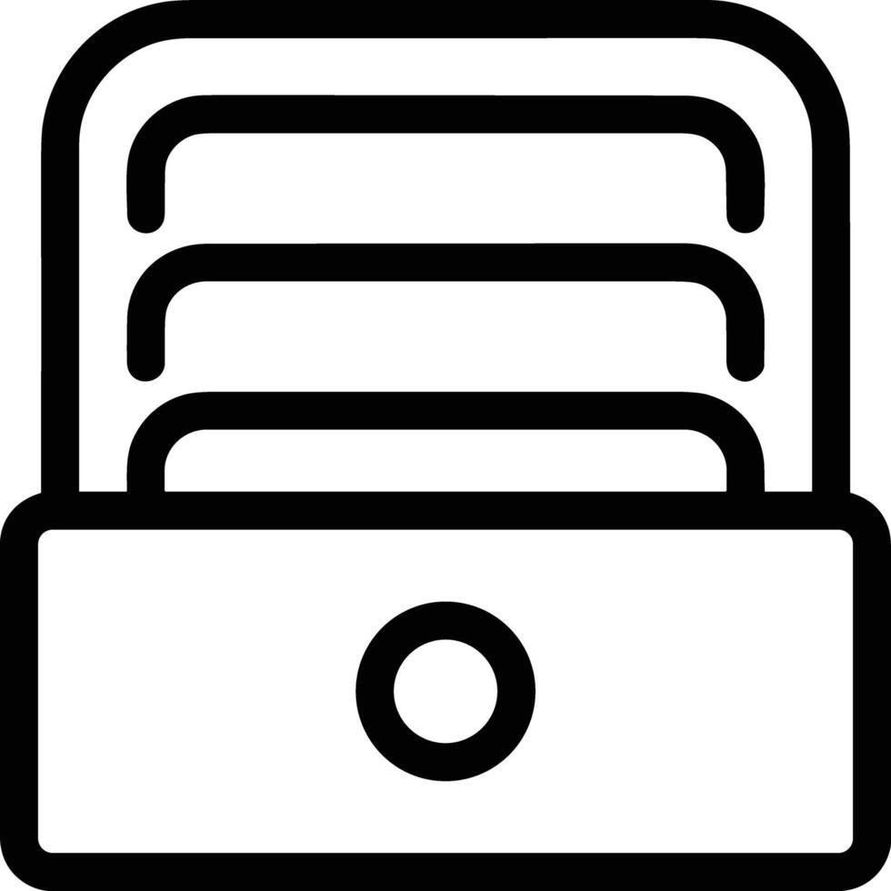 Storage data icon symbol image for database illustration vector