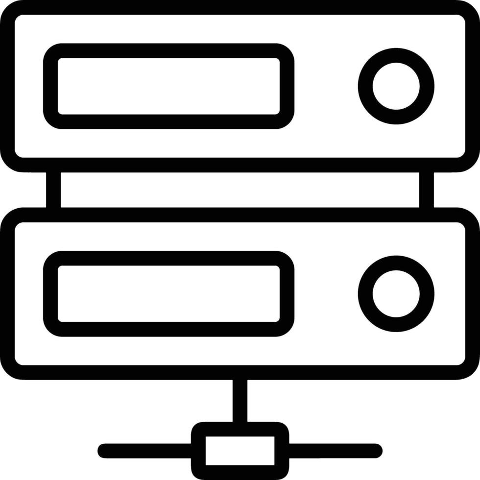 Storage data icon symbol image for database illustration vector