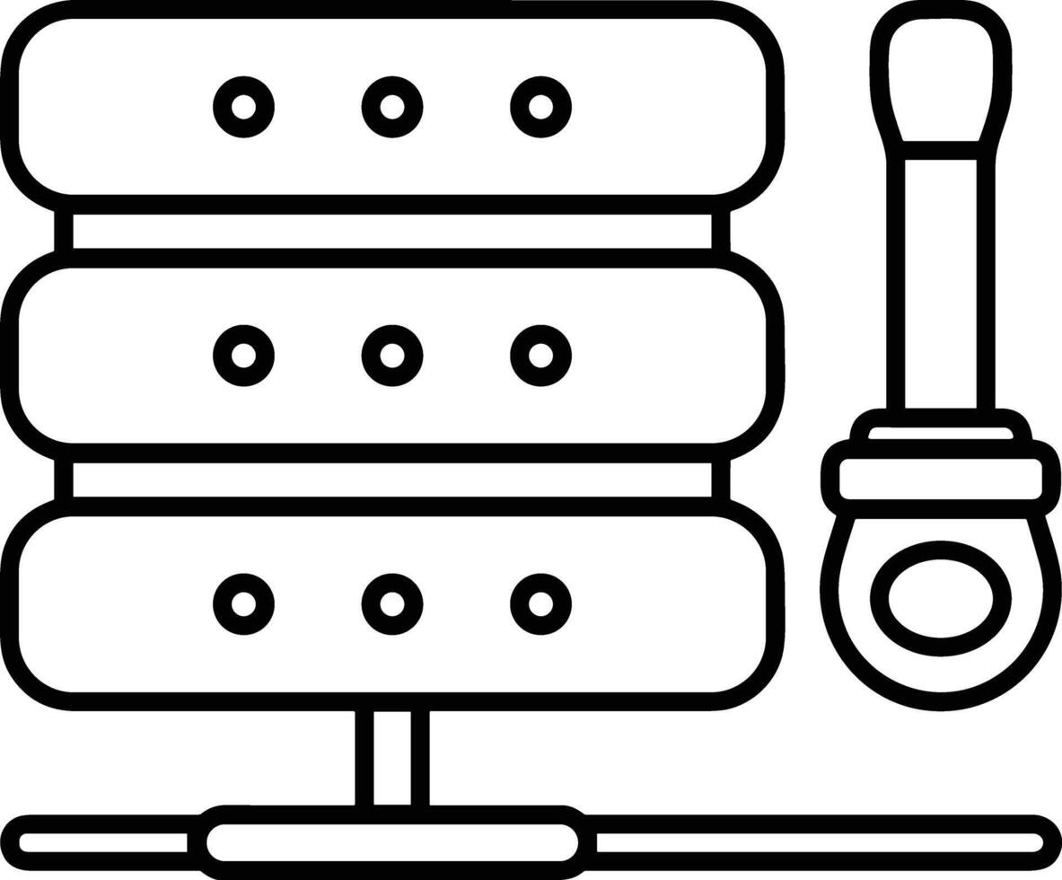 Storage data icon symbol image for database illustration vector