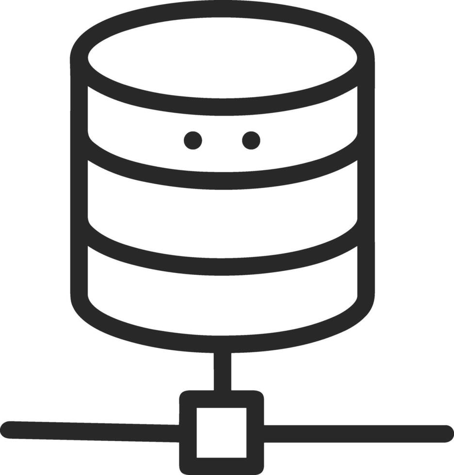 Storage data icon symbol image for database illustration vector