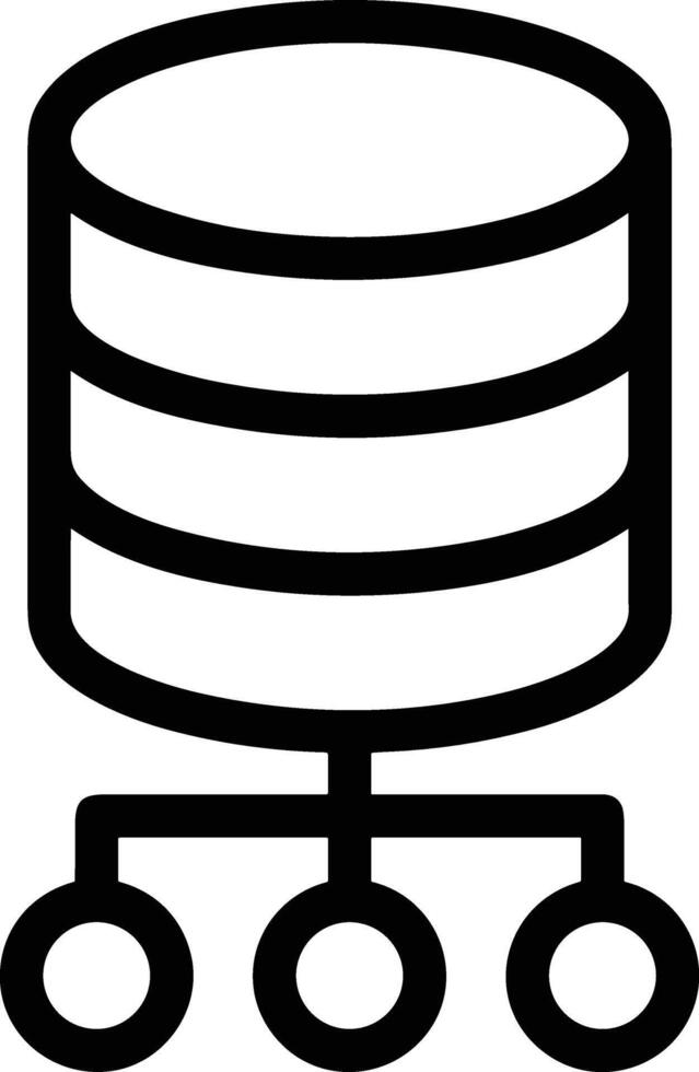 Storage data icon symbol image for database illustration vector