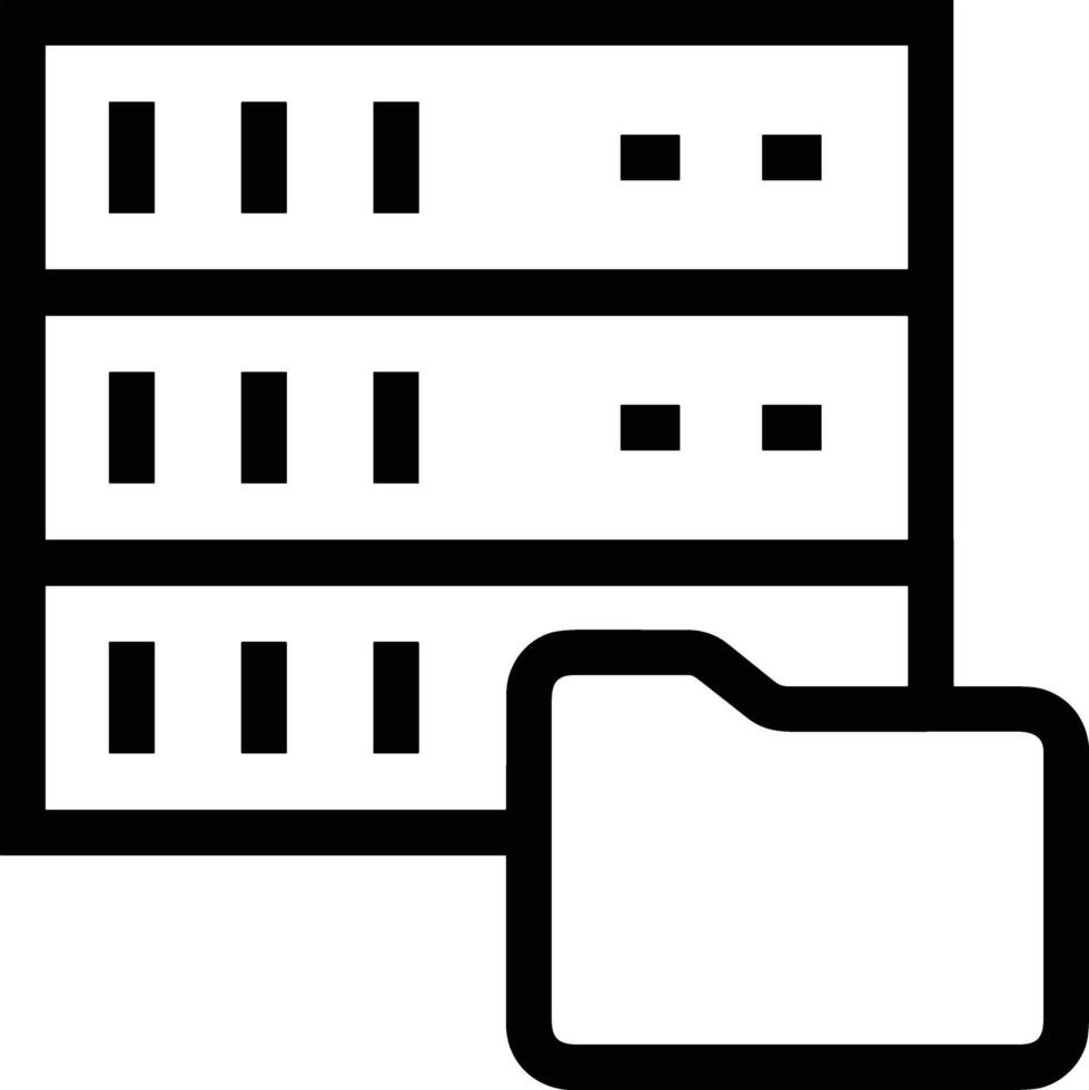 Storage data icon symbol image for database illustration vector