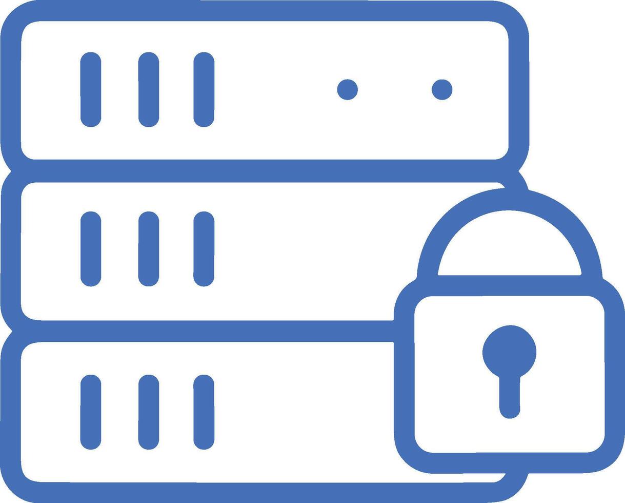 Storage data icon symbol image for database illustration vector