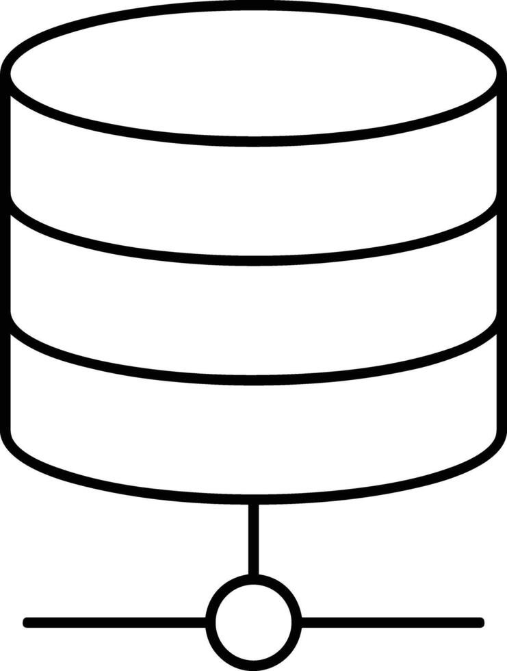 Storage data icon symbol image for database illustration vector