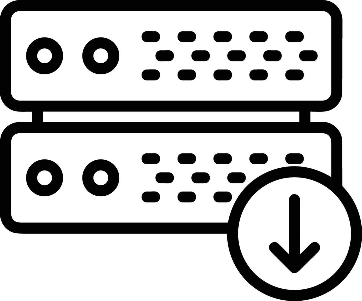 Storage data icon symbol image for database illustration vector