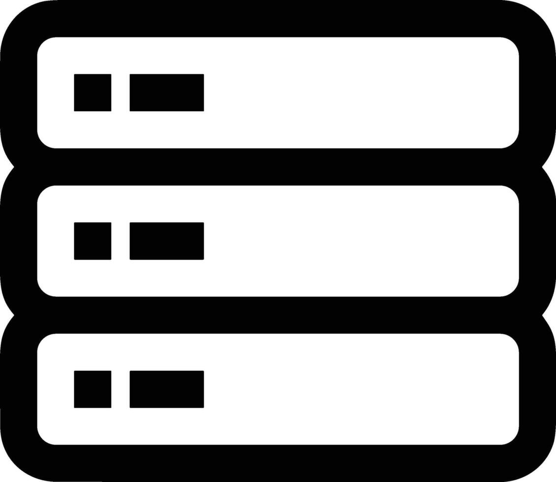 Storage data icon symbol image for database illustration vector