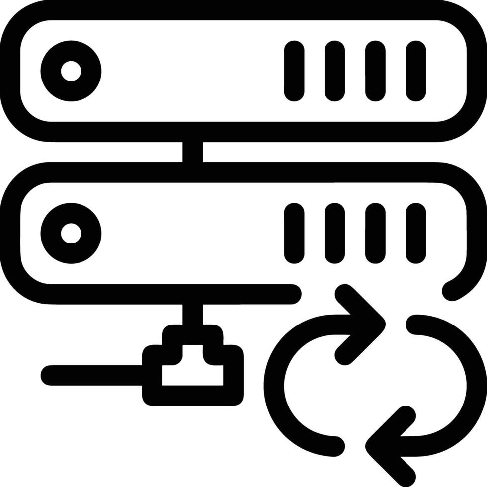 Storage data icon symbol image for database illustration vector