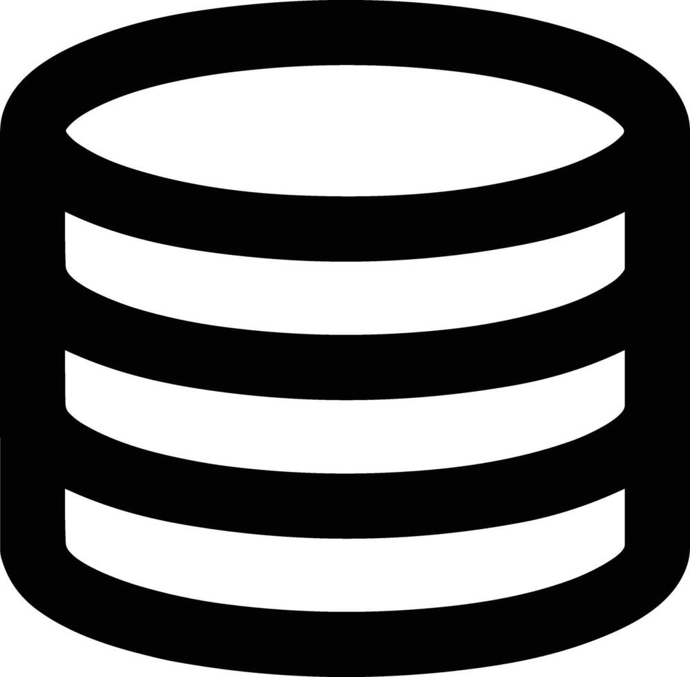 Storage data icon symbol image for database illustration vector