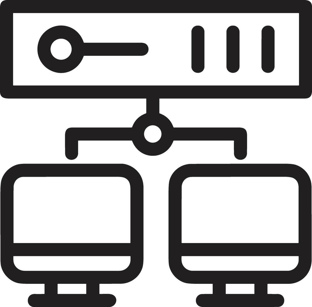 Storage data icon symbol image for database illustration vector