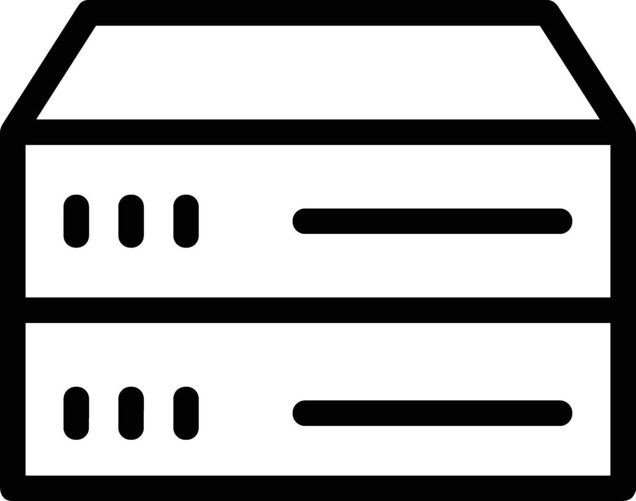 Storage data icon symbol image for database illustration vector