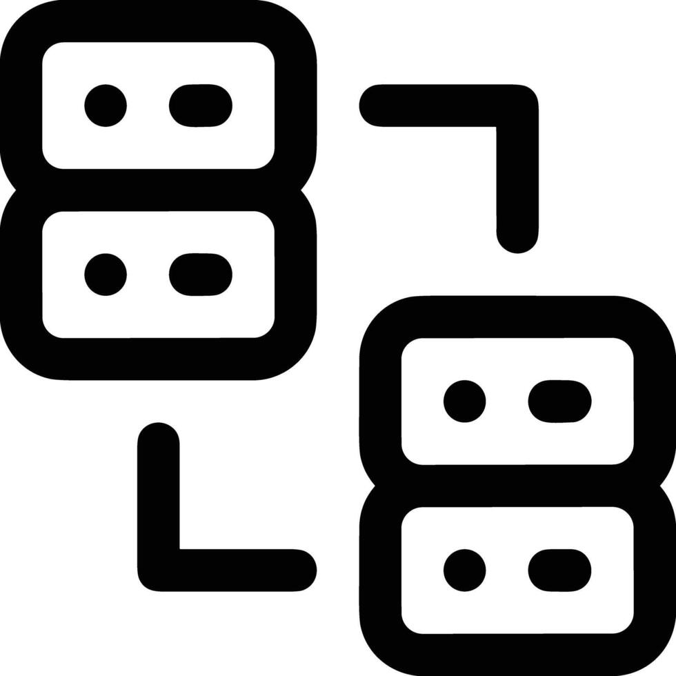 Storage data icon symbol image for database illustration vector