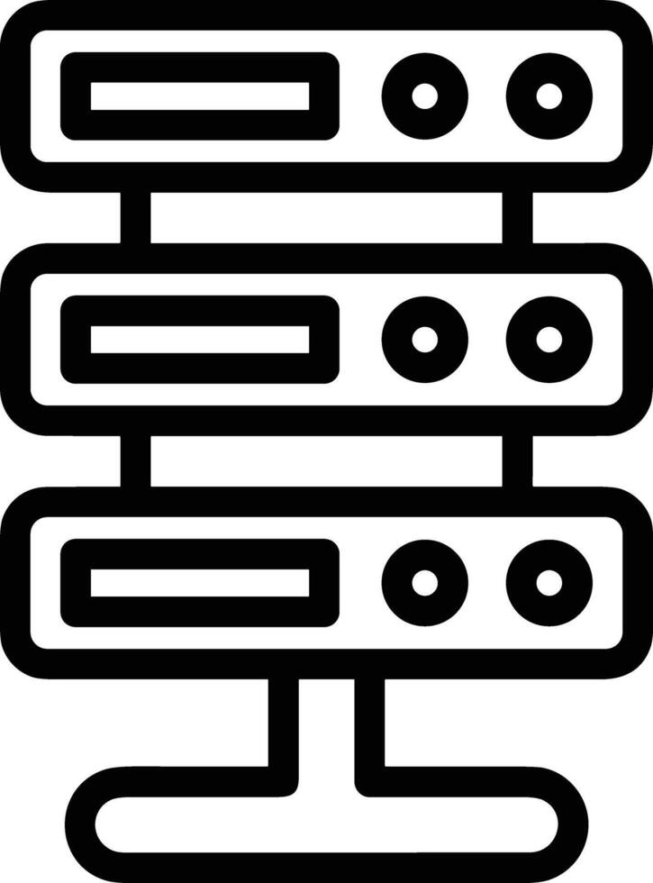 Storage data icon symbol image for database illustration vector