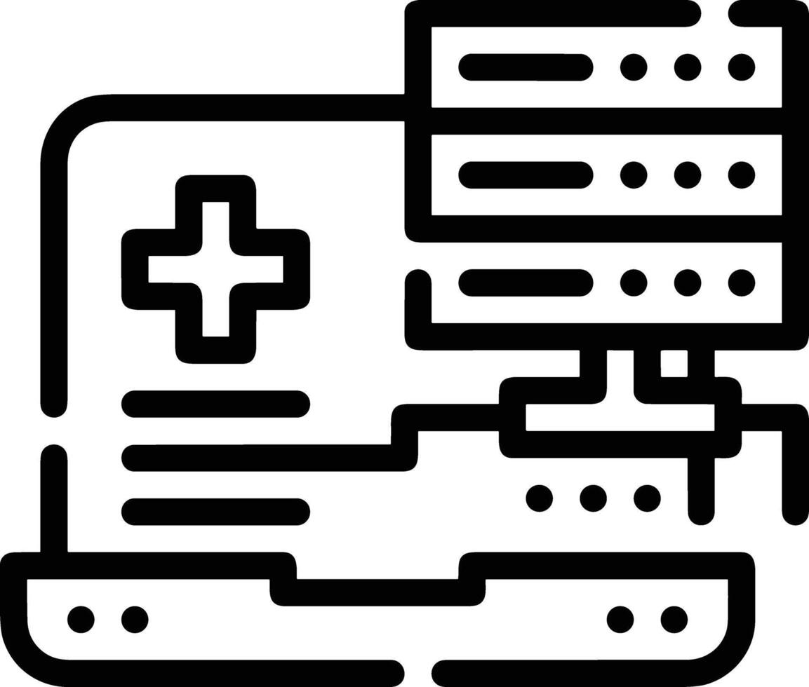 Storage data icon symbol image for database illustration vector
