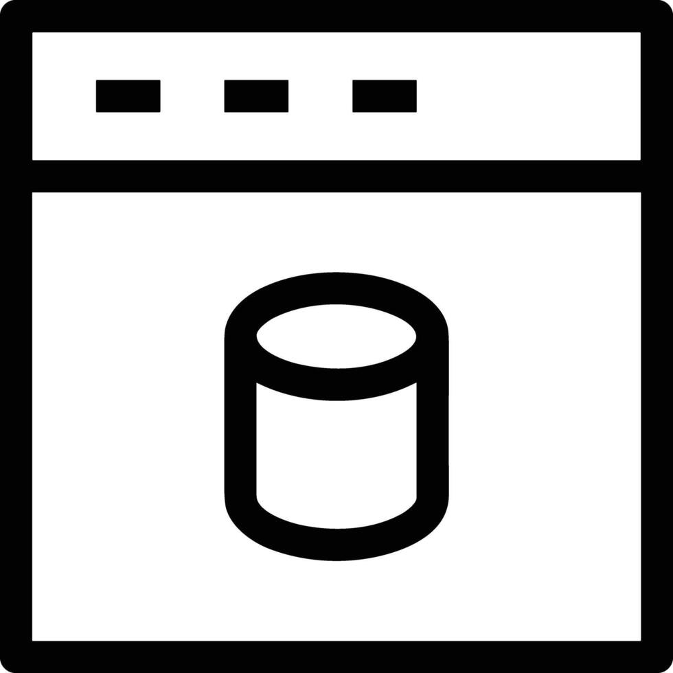Storage data icon symbol image for database illustration vector