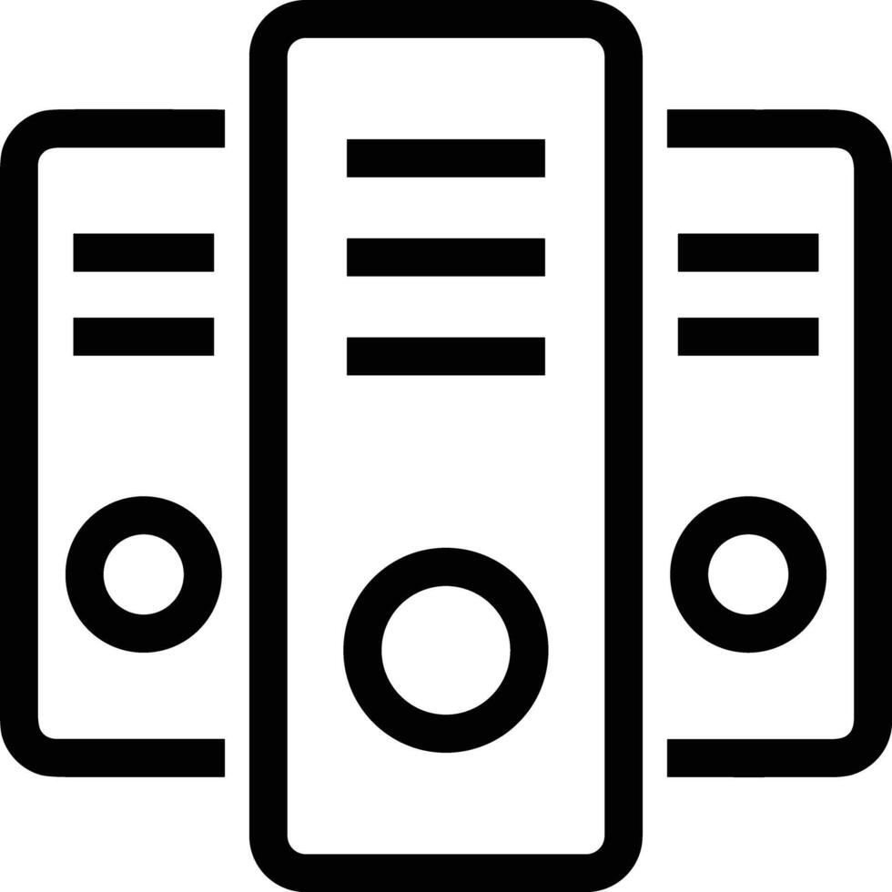 Storage data icon symbol image for database illustration vector