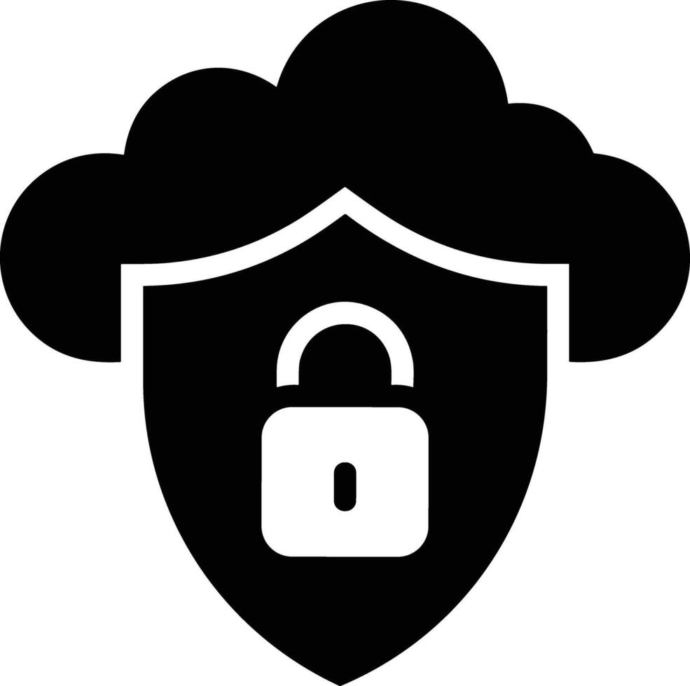 Cloud icon symbol image. Illustration of the hosting storage vector