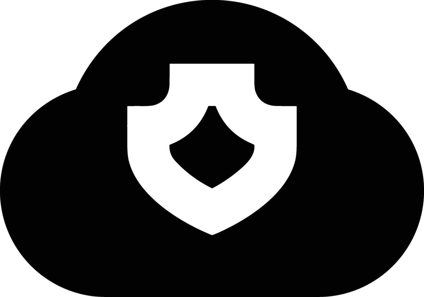 Cloud icon symbol image. Illustration of the hosting storage vector